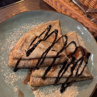 Palacinke + pepsi