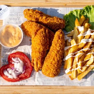 Crispy chicken - pomfrit