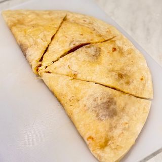 Salami/cheese omelette lavash