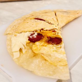 Kobasica/Cheese Omelette Lavash