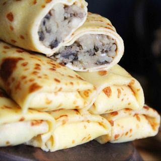 Palačinke sa krompirom i pečurkama 250g