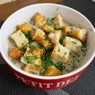 Крем-суп с шампиньонами. 