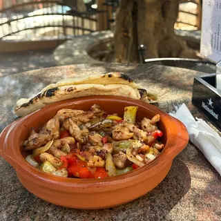 Chicken fajitas