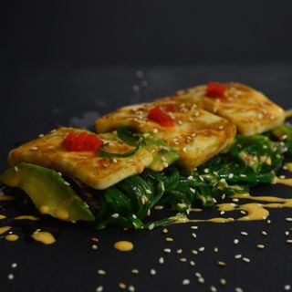 Fried Tofu Cheese Salad