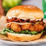 Chicken ranch burger