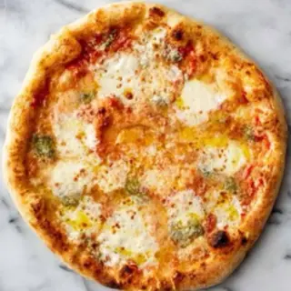 Quattro formaggi pizza