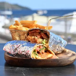 Chili beef wrap