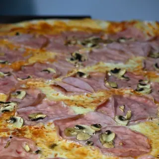 Calzone with ham