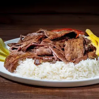 Pilav üstü Et döner 