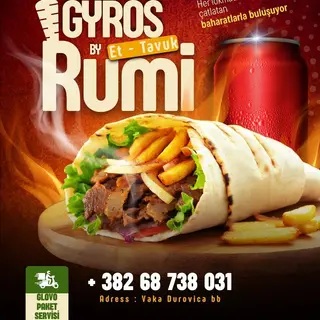 Tavuk dürüm - (chicken wrap)-(pileći zamotuljak) + cola
