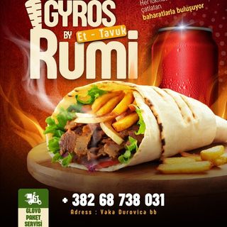 Tavuk dürüm - (chicken wrap)-(pileći zamotuljak) + cola
