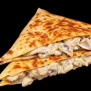 Velika palacinka pecurka u krem sosu