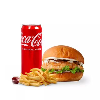 Klasični cheeseburger kombo