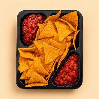 Posni nachos sa 2 sosa
