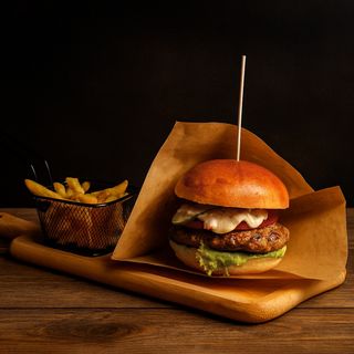 Garlic Mushroom & Cheese Burger 560g