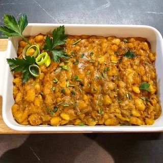 Pasulj prebranac sa ribljim fileom