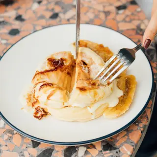 Cream Brûlée Japanese Pancake