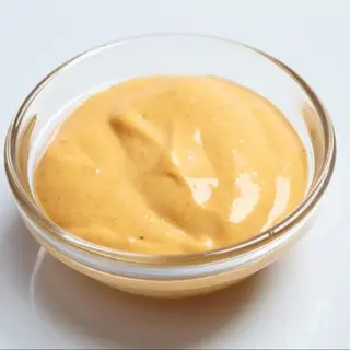 Nachos cheddar sauce