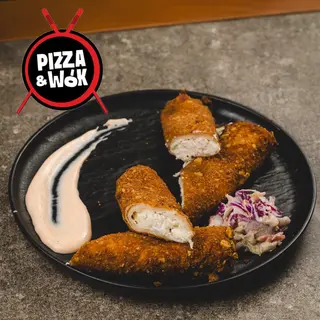 Flautas piletina i feta sir