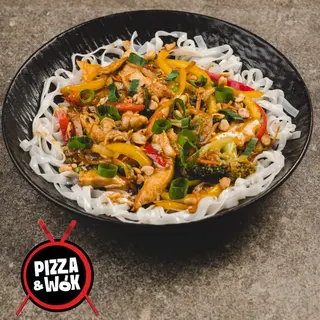 Wok nudle Szechuan (pikantno)