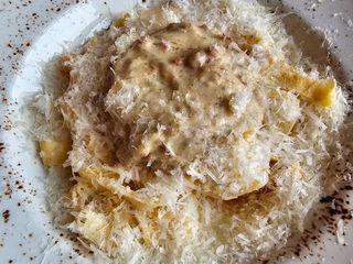 Pržena slanina u krem sosu