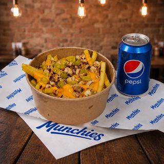 Dirty Fries Hot + Pepsi