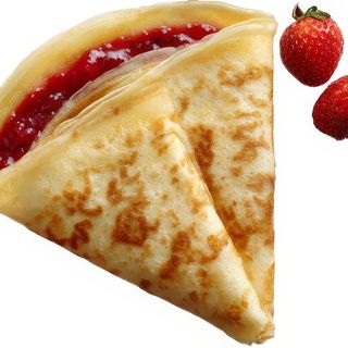 Posna palačinka sa džemom jagoda