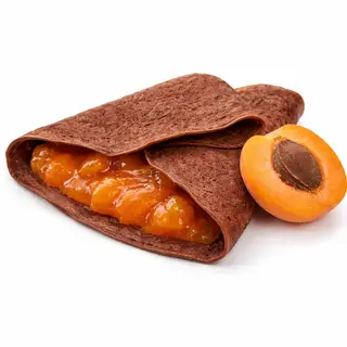 Čokoladna palačinka sa džemom od kajsija