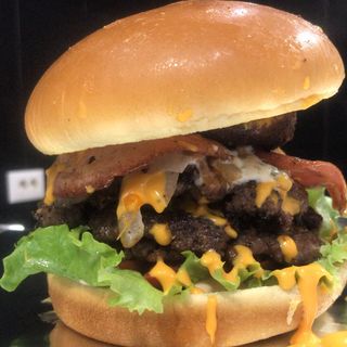 Triplle smash burger combo