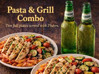 Pasta & Grill Combo for 2