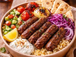 Bowl with Ćevapi