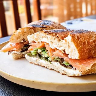 Salmon sandwich