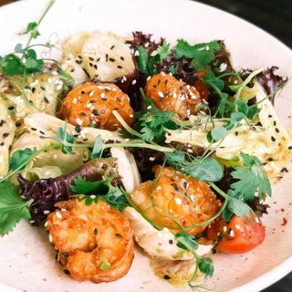 Asian style crispy shrimp