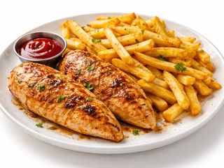 Pileci file sa pomfritom