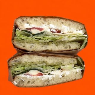 Morning pesto sandwiches