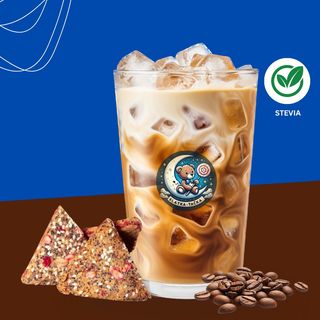 Combo - Caramel Iced Latte bez šećera + Čoko Oranž/Malina/Cimet mix 60g