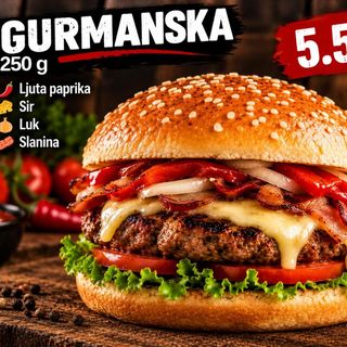 GURMANSKA PLJESKAVICA 250G