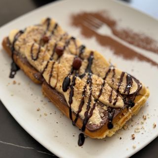 Vafle karamel banana