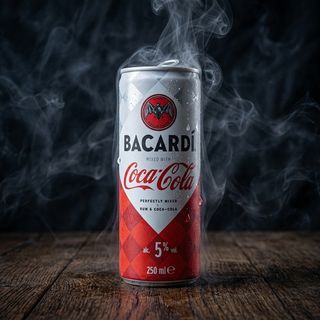 Bacardi & coca-cola 250ml.