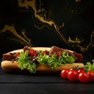 Hot dog sa tunjevinom