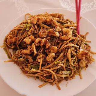 Rižine nudle - sa škampima