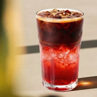 Cherry espresso tonic
