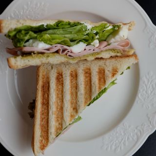 Mortadella & Pesto Sandwich