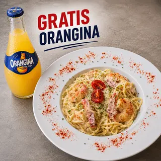Pasta sa gamborima + orangina gratis