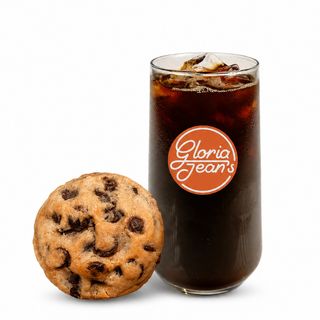 Ice Coffee & American Cookie