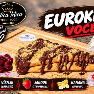 Palacinke eurokrem + voce