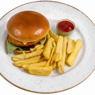 Hrskavi pileći burger
