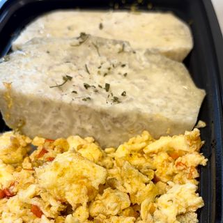 Boiled Yam and Eggs