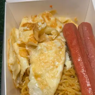 Noodles +Egg+Sausage