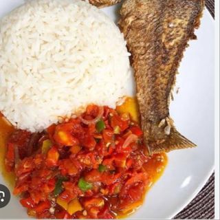 WHITE RICE X FISH X PLANTAIN 